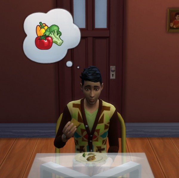  Mod The Sims: No notifications for vegetarian sims after eating by Candyd