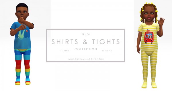  Onyx Sims: Frugi shirt and tights