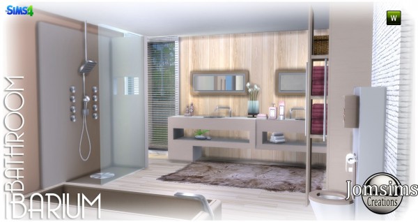  Jom Sims Creations: Ibarium bathroom