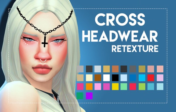  Simsworkshop: Cross Headwear Maxis Matched by Weepingsimmer