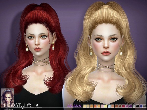  The Sims Resource: S club Ariana n15 hairstyle