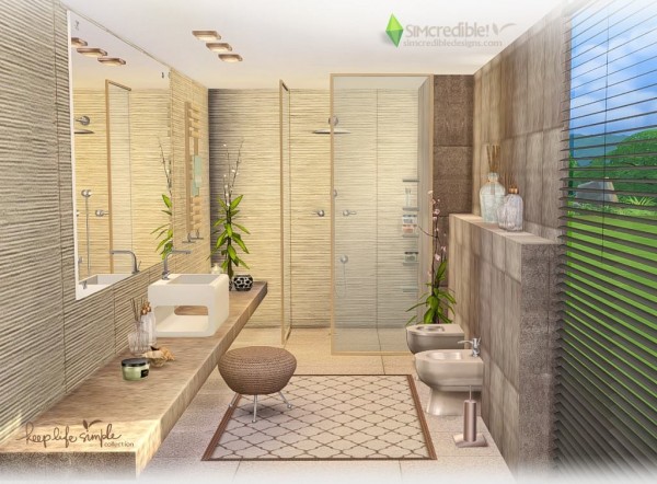  SIMcredible Designs: Keep Life Simple bathroom