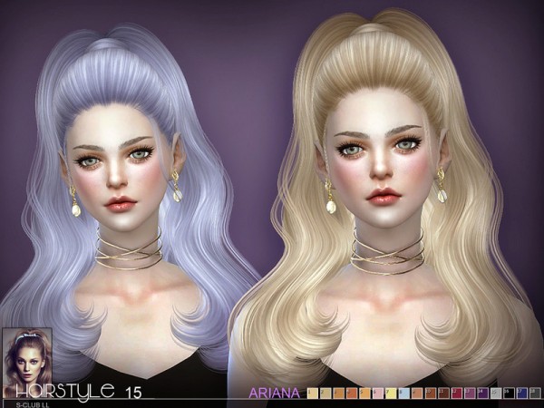 The Sims Resource: S club Ariana n15 hairstyle
