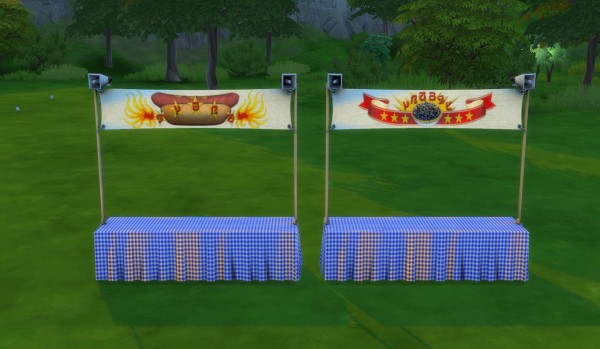  Mod The Sims: Dogsik Eating Contest Stand by DogsikSueno