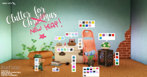 Simsworkshop Clutter For Christmas By Stefizzi • Sims 4 Downloads