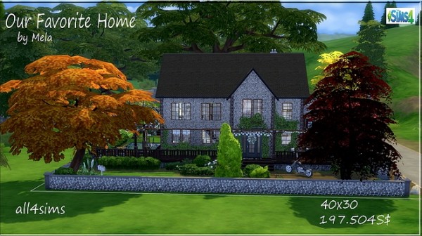  All4Sims: Our favorite home by melaschroeder