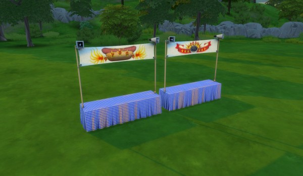  Mod The Sims: Dogsik Eating Contest Stand by DogsikSueno