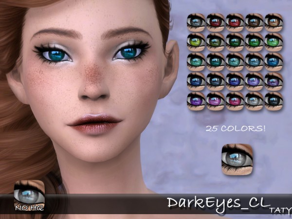  Simsworkshop: Taty Dark Eyes