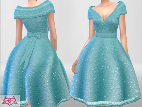  The Sims Resource: Paloma dress by Colores Urbanos