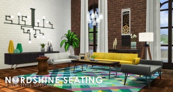  Simsational designs: Nordshine Seating   City Living Add on