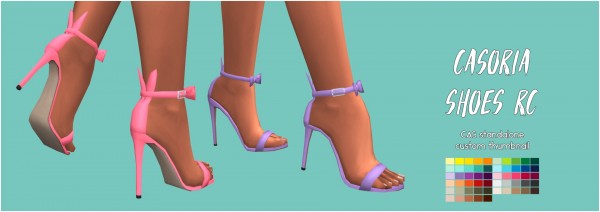  Simsworkshop: Casoria Shoes by Sympxls