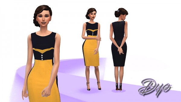  Les Sims 4: Elegance Dress 12