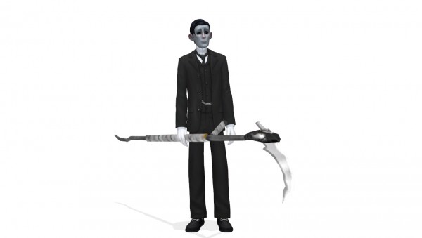  Mod The Sims: Grim Reapers Scythe as an acessory by leo morg