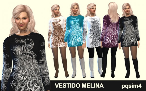  PQSims4: Melina Dress