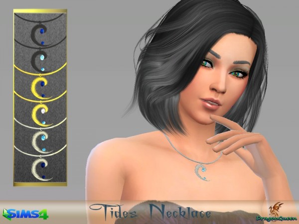  The Sims Resource: Tides Necklace by DragonQueen