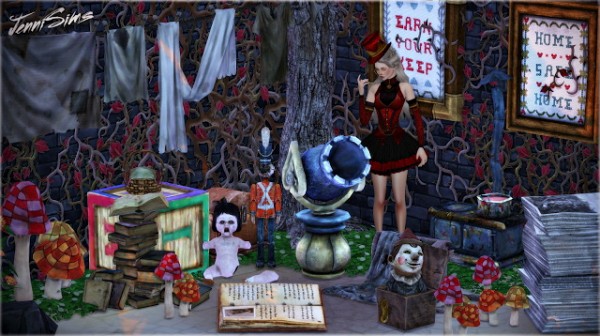  Jenni Sims: Alice Game Set Vol 47 Decoratives