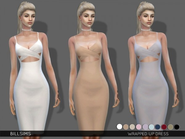  The Sims Resource: Wrapped Up Dress by Bill Sims