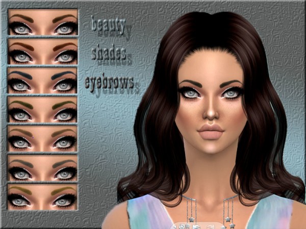  The Sims Resource: Beauty shades eyebrows by linaaa2017