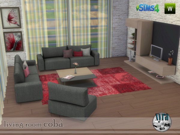  The Sims Resource: Coba livingroom set by xyra33