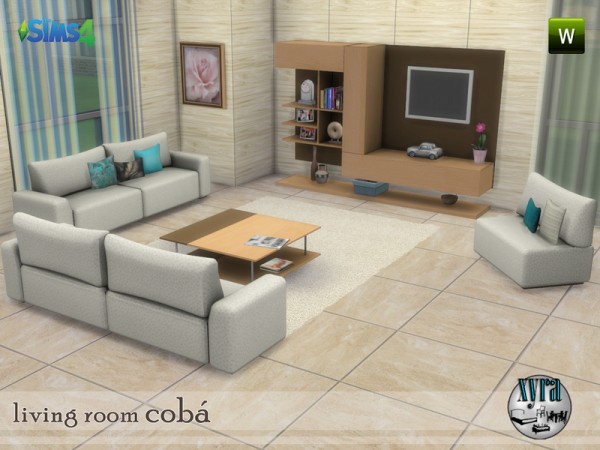  The Sims Resource: Coba livingroom set by xyra33