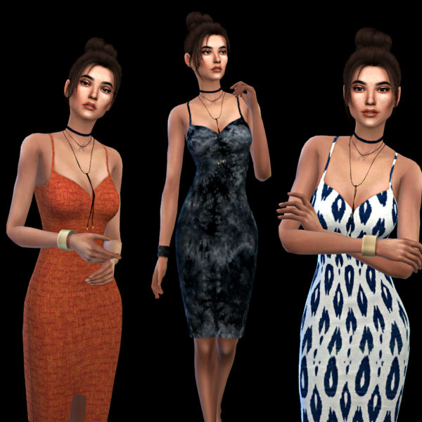 Leo 4 Sims: Mayfair Dress