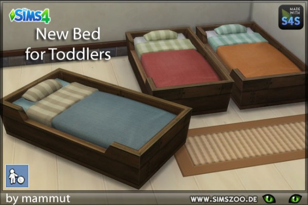  Blackys Sims 4 Zoo: Toddlers Bed Box by mammut