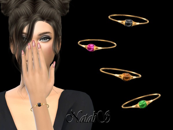  The Sims Resource: Bracelet with cabochon by NataliS