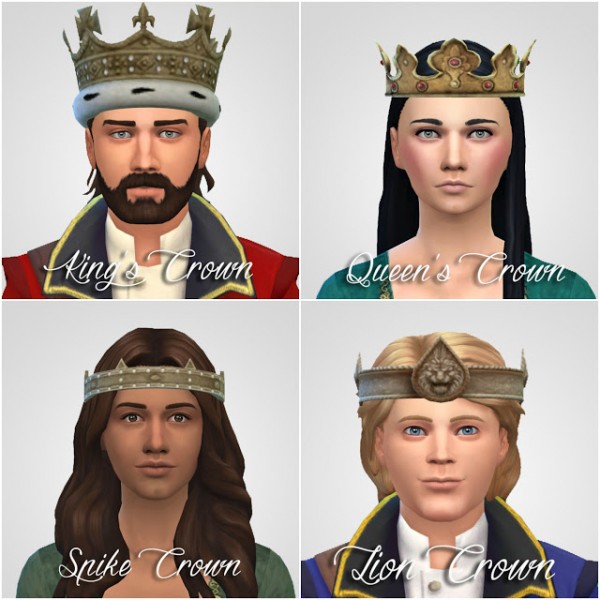  History Lovers Sims Blog: Ccrowns Hats and helmet