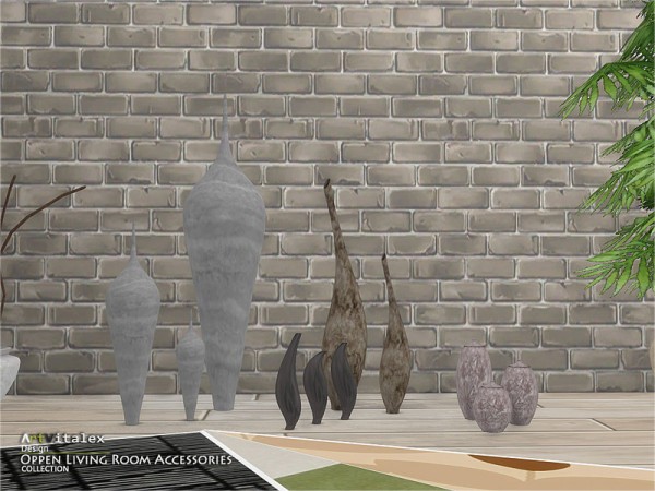  The Sims Resource: Oppen Living Room Accessories by ArtVitalex