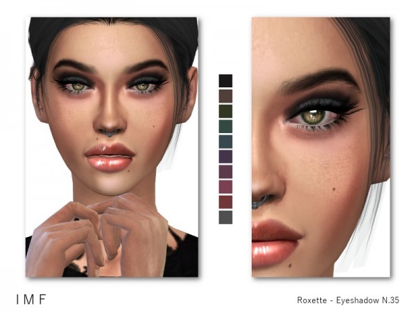  The Sims Resource: Roxette Eyeshadow N.35 by IzzieMcFire
