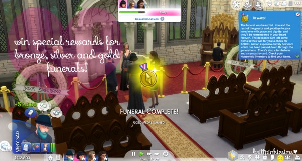 Brittpinkiesims: Funeral Event Mod • Sims 4 Downloads