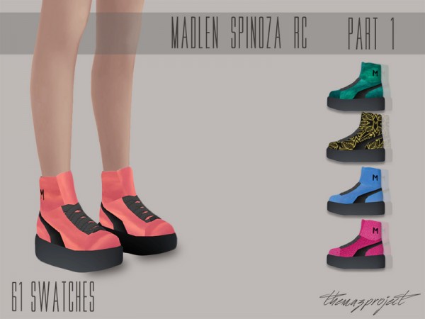  The Sims Resource: Spinoza boots recolor by TheMazProject