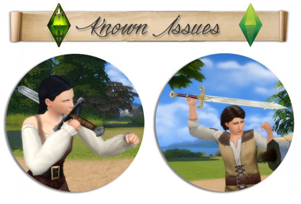  History Lovers Sims Blog: Practice sword fighting mod