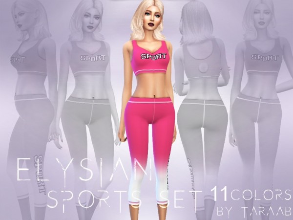  The Sims Resource: Eylsian Sports Set by taraab