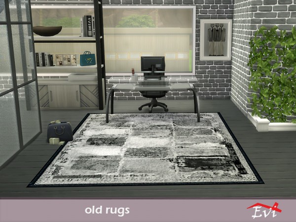  The Sims Resource: Old rugs by evi