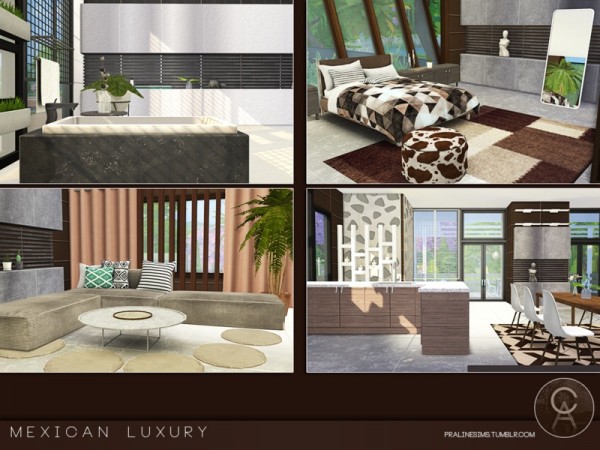  The Sims Resource: Mexican Luxury by Pralinesims