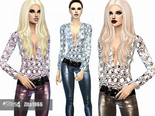  The Sims Resource: Glimmer outfit by ZitaRossouw