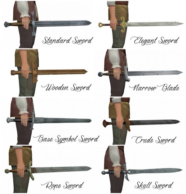  History Lovers Sims Blog: Medieval swords