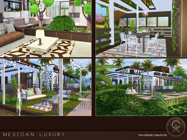 The Sims Resource: Mexican Luxury by Pralinesims