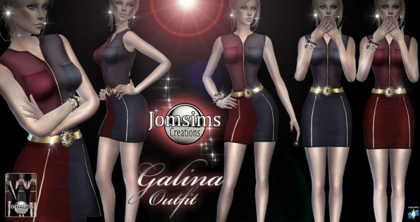  Jom Sims Creations: Tender galina dress