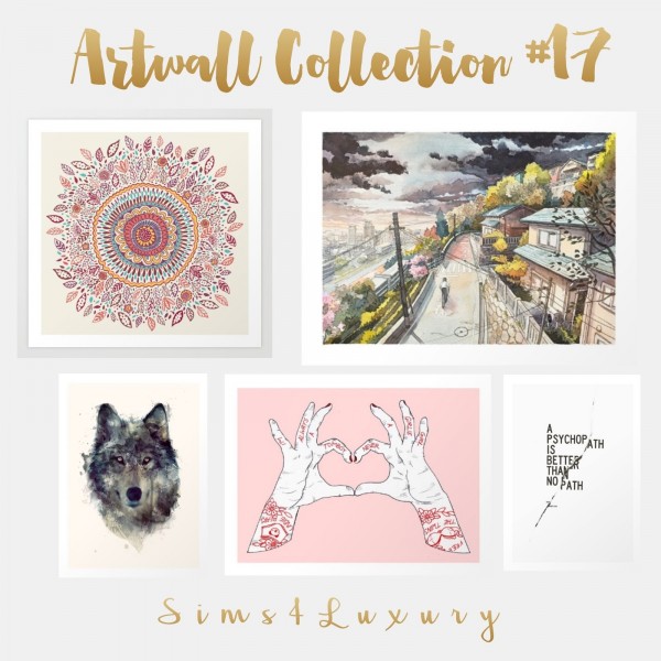  Sims4Luxury: Artwall Collection 17