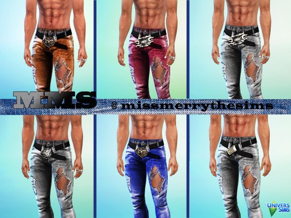  Luniversims: Destroyed jeans for him by Martina Lioni