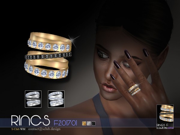  The Sims Resource: Rings F 201701 by S Club