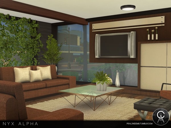  The Sims Resource: Nyx Alpha house by Pralinesims