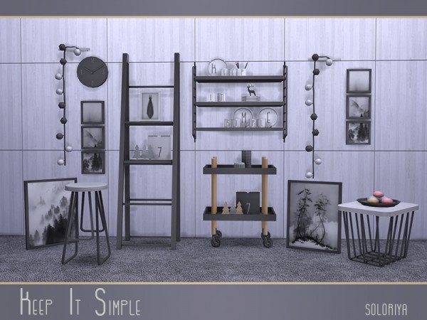  The Sims Resource: Keep It Simple livingroom by Soloriya