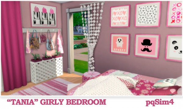  PQSims4: Tania Girly Bedroom
