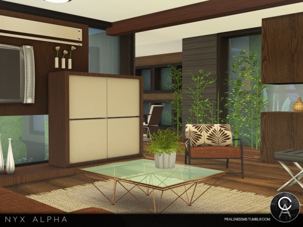  The Sims Resource: Nyx Alpha house by Pralinesims