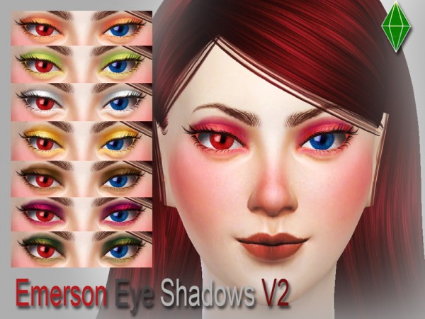  The Sims Resource: Emerson Eye Shadows V2 by LPJ Sims