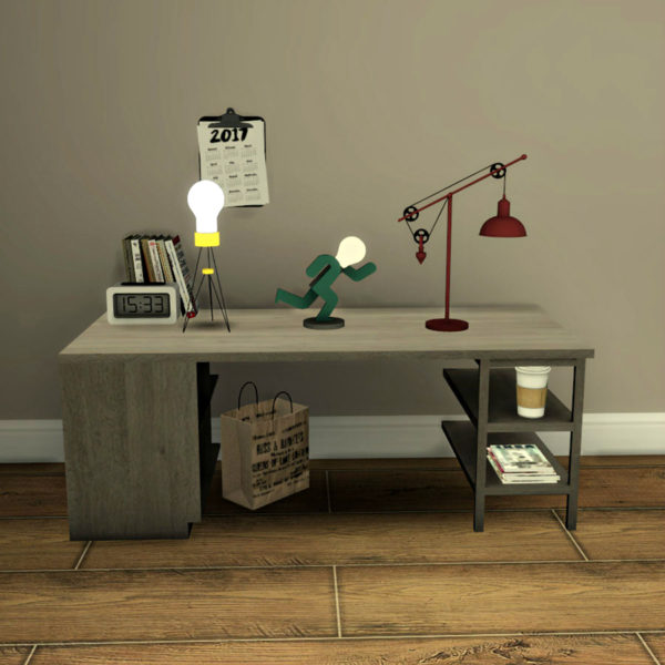  Leo 4 Sims: 3 New Table Lamps