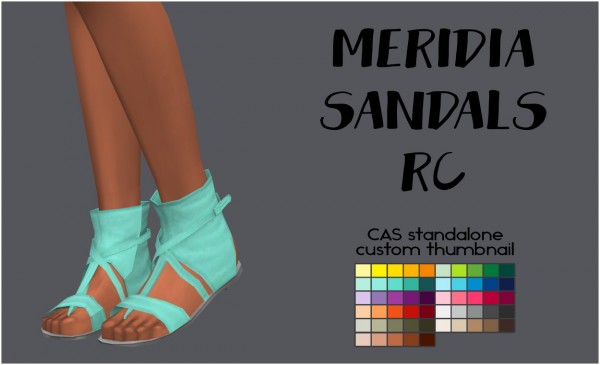  Simsworkshop: Sympxls Meridia Sandals